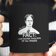 The Office Dwight Fact Faster Than Snakes Coffee Mug