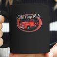 Old Guys RuleShirt For Men | Red Truck | Charcoal Coffee Mug