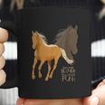 Palomino Horse Because Blonde Have More Fun Coffee Mug