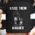 Panthers Dad And Daughter Raise Them Right Coffee Mug