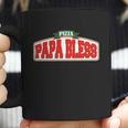 Papa Bless Pizza Funny Meme Prank Logo Coffee Mug