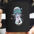 Pastel Goth Alien Abduction Aesthetic Spaceship Nu Goth Coffee Mug