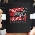 Peace Love Cure Sickle Cell Anemia Coffee Mug