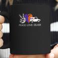 Peace Love Deliver Fedex Express Coffee Mug