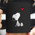 Peanuts Heart Sitting Snoopy Coffee Mug