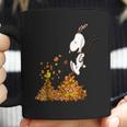 Peanuts Snoopy Jumping Into Leaf Autumn Shirt Coffee Mug