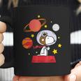 Peanuts Snoopy Space Pilot Mars Moon And Saturn Shirt Coffee Mug