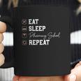 Pharmacy School Eat Sleep Repeat Coffee Mug