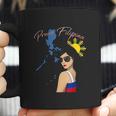 Philippines Pinay Filipina Pride Proud Flag Woman Girl Sun Coffee Mug