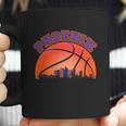 Phoenix Arizona Basketball City Skyline Coffee Mug