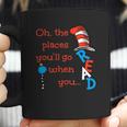 The Places Youll Go When You Read Hat Dr Seuss Coffee Mug