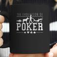 Poker Evolution Funny Fish Donkey Shark Gift Coffee Mug