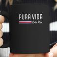 Pura Vida Costa Rica With Costa Rica Flag Coffee Mug