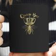 Queen Bee Vintage Crown Bee Lover Gift Faux Gold Coffee Mug