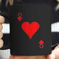 Queen Of Hearts Deck Of Cards Halloween Coffee Mug