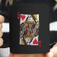 Queen Of Hearts Playing Card Funny Coffee Mug