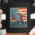 Recall Gavin Newsom 4Th Of July Us American Flag Eagle Coffee Mug