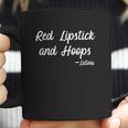 Red Lipstick And Hoops Latina Aoc Gift Coffee Mug