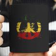 Reggae Music Peace Sign Rastafari Rasta Gift Coffee Mug