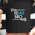 Relax Bro Unny Lax Team Lacrosse Coffee Mug