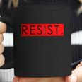 Resist Campaign Red Box Logo Anti-Trump Coffee Mug