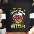 Retirement Plan The Casino Funny Coffee Mug