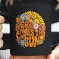 Retro Here Comes The Sun Floral Summer Family Vavation 2022 Men Women T-Shirt Graphic Print Casual Unisex Tee Coffee Mug