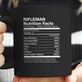 Rifleman Nutrition Facts Funny Coffee Mug