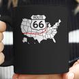 Route 66 V2 Men Women T-Shirt Graphic Print Casual Unisex Tee Coffee Mug