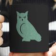 Sage Green Owl Silhouette Artwork Coffee Mug