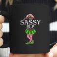 The Sassy Elf Christmas Matching Family Group Coffee Mug