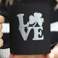 Shamrock Love Funny St Pats Paddy Patrick Pattys Green Heart Cute Coffee Mug