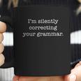 I Am Silently Correcting Your Grammar Juniors Coffee Mug