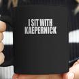 I Sit With Kaepernick National Anthem Mens Coffee Mug