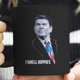 I Smell Hippies Funny Ronald Reagan Conservative Merica Usa Coffee Mug