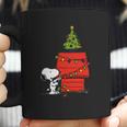 Snoopy And Christmas Tree Coffee Mug