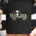 Snoopy Jeep Coffee Mug