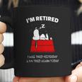 Snoopy Retired Shirt Coffee Mug