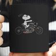 Snoopy Riding Motorcycle Shirt Coffee Mug