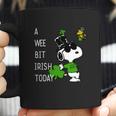 Snoopy A Wee Bit Irish Today Shamrock St Patrick’S Day Shirt Coffee Mug