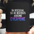 Im So Im Nervous Around Everyone Bi Pride Humor Coffee Mug