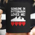 Someone In Pittsburgh Pennsylvania Loves Me - Baby Lap Shoulder T-Shirt Coffee Mug