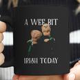 St Patricks Day Gift Irish Day Statler And Waldorf A Wee Bit Irish Today Funny Coffee Mug