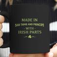 St Patricks Day Shamrock Made In Sao Tome And Principe With Irish Parts Country Love Proud Nationality Coffee Mug