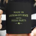 St Patricks Day Shamrock Made In Vatican City State With Irish Parts Country Love Proud Nationality Coffee Mug