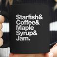 Starfish And Coffee Maple Syrup And Jam Coffee Mug