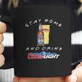 Stay Home And Drink Coors Light Coronavirus Shirt Coffee Mug