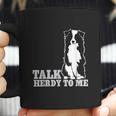 Talk Herdy To Me Australian Shepherd Aussie Dog Coffee Mug