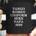 Tango Romeo Uniform Mike Papa 2020 Black Shirt Coffee Mug