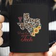 Texas Tech Red Raiders Leopard State Map Sunflower Coffee Mug